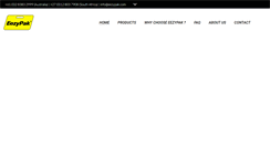 Desktop Screenshot of eezypak.com